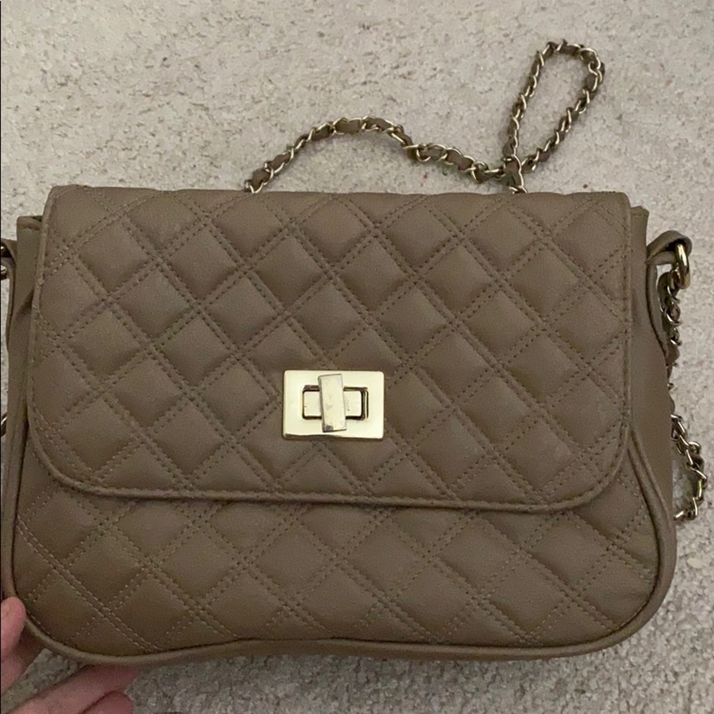 ASOS nude crossbody bag